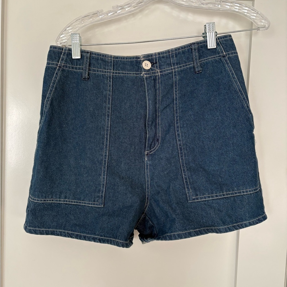 Brixton Dark Blue Denim Utility Shorts